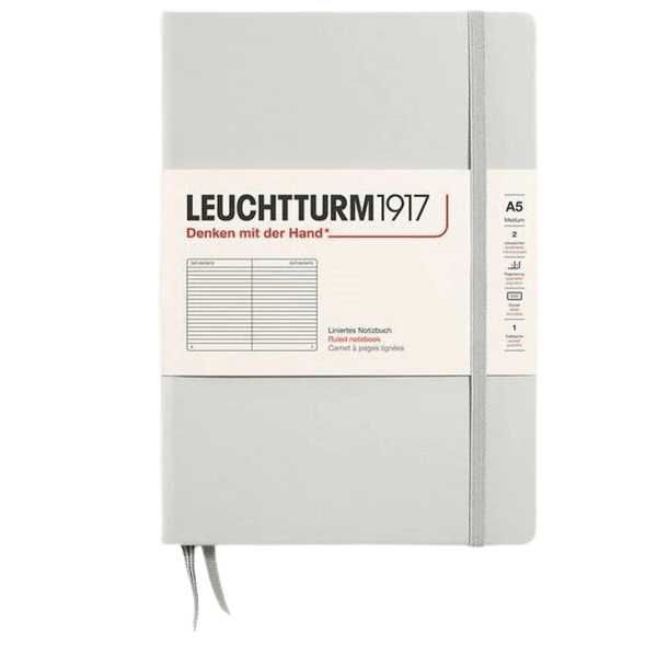 Libreta A5 Tapa Dura Composición - Gris Claro