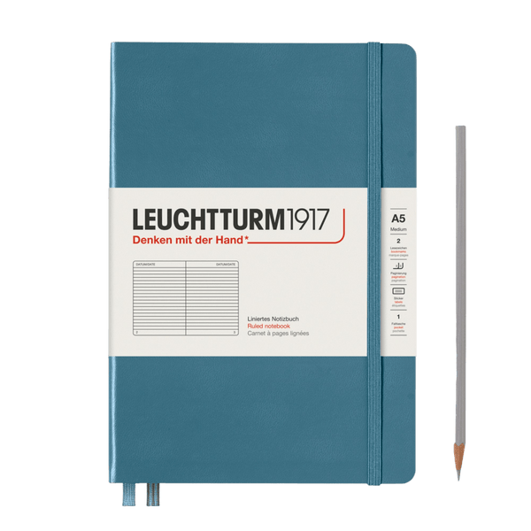 Libreta Composición A5 Tapa Dura Stone Blue
