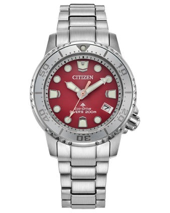 Citizen Promaster Dive Eco-Drive 36,5 mm Rojo · EO2027-50Z