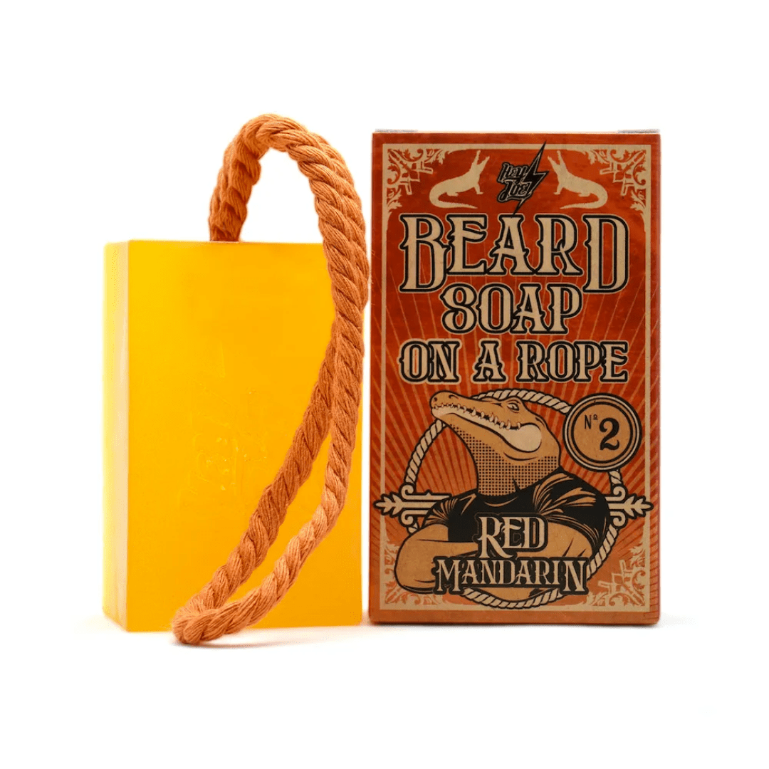 Beard Soap on a Rope Nº 2 Red Mandarin 150gr Hey Joe