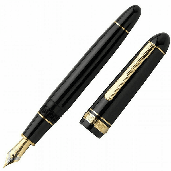 Fina Pluma Platinum PRESIDENT - Plumin Oro 18K - Color Negro