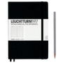 Libreta Leuchtturm Mediana Tapa Dura Composición Negra