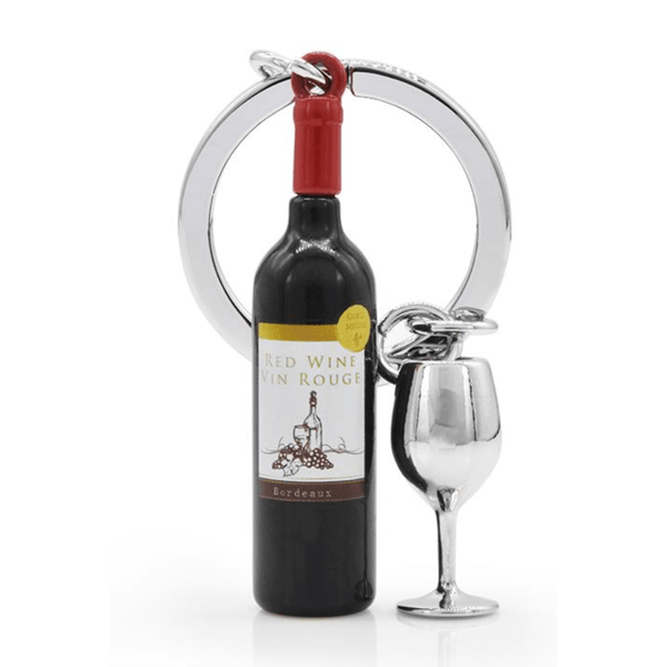 Llavero Metalmorphose (MTM) Vino tinto con copa