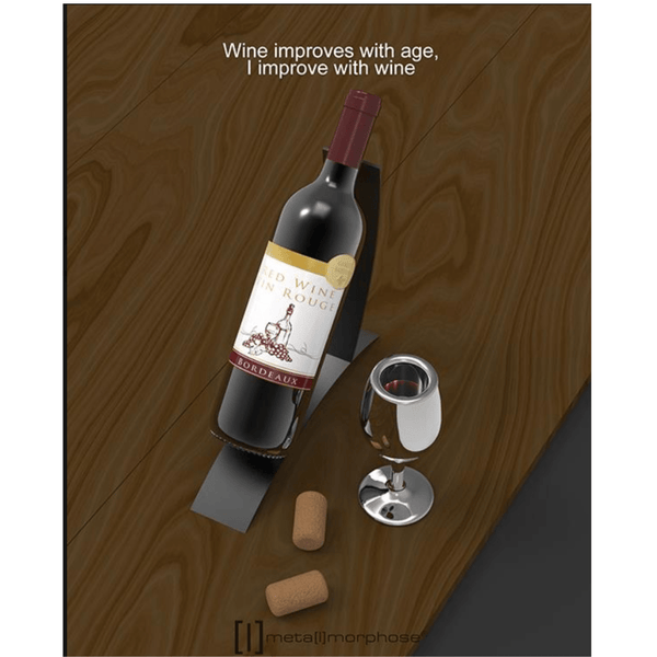 Llavero Metalmorphose (MTM) Vino tinto con copa