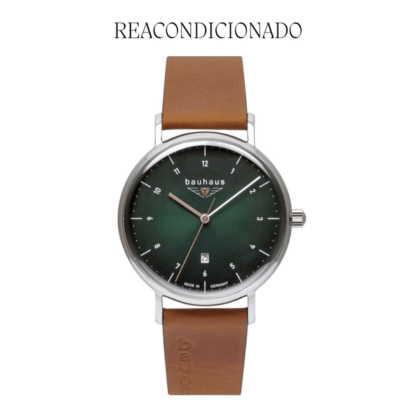 REACONDICIONADO - Reloj Bauhaus Cuarzo Esfera verde - Hecho en Alemania