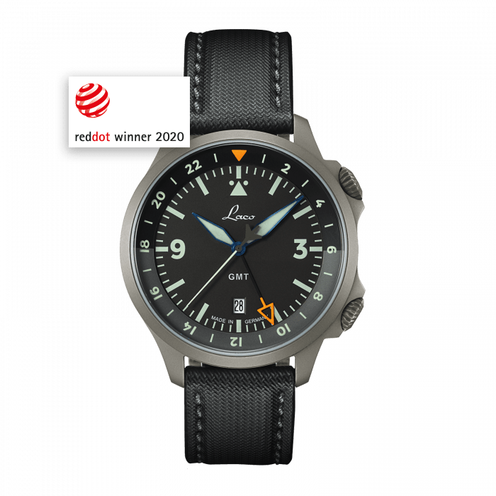 Reloj Laco GMT Frankfurt - Automatico - Premio al mejor Diseño 2020
