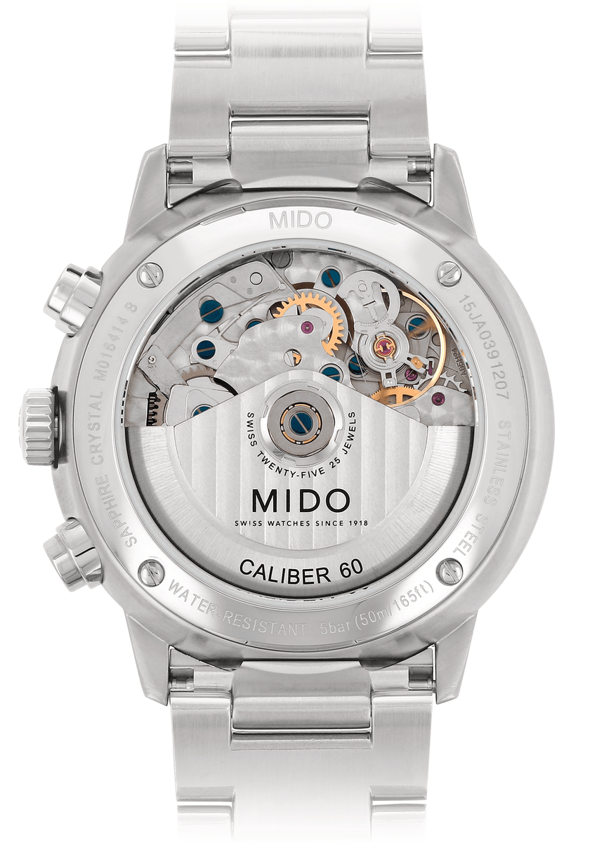 Reloj Mido Commander 2 Cronografo Automatico Azul