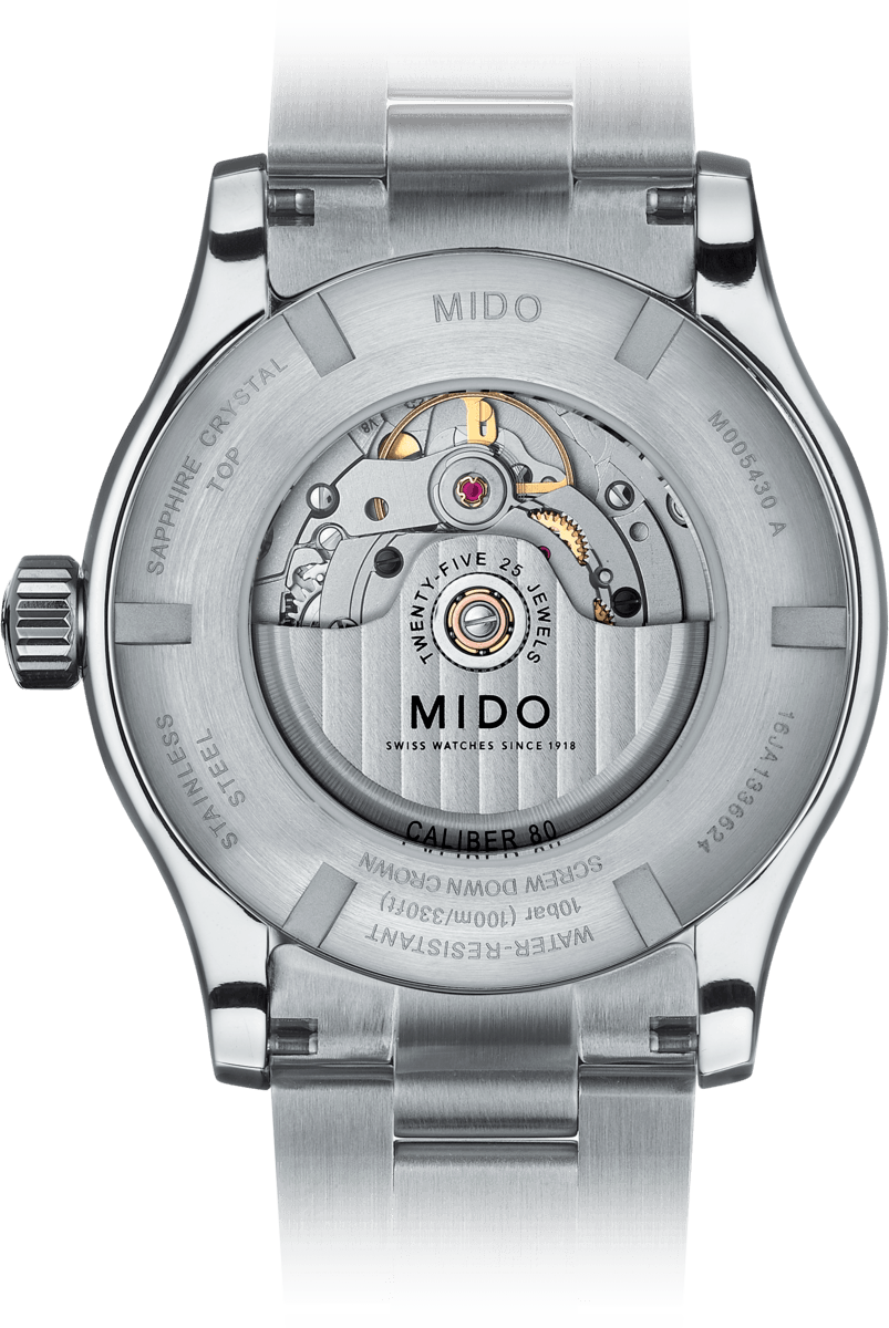 Reloj Mido Multifort Esfera Gris correa met lica en Chile