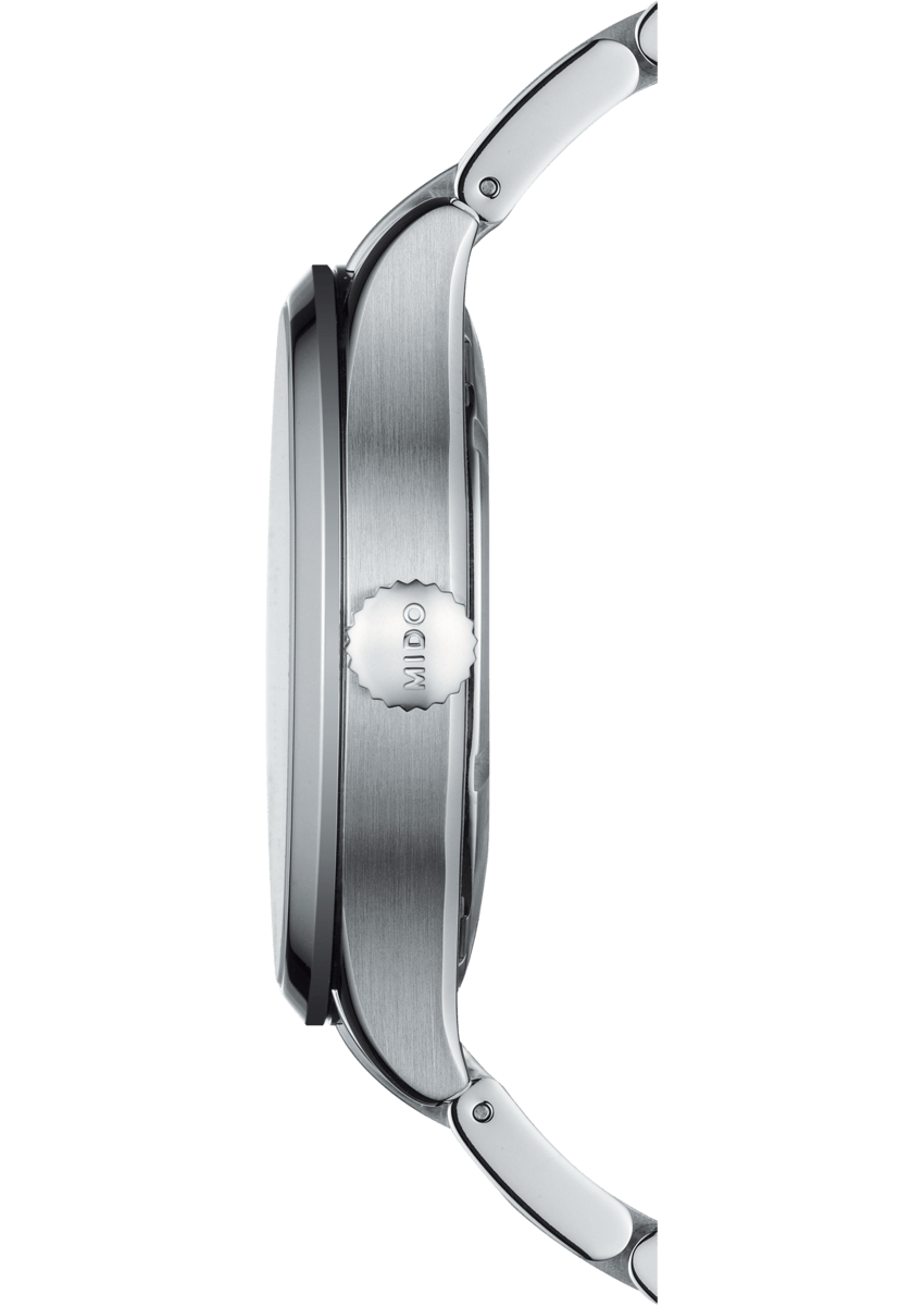 Reloj Mido - Multifort Esfera Gris correa metálica