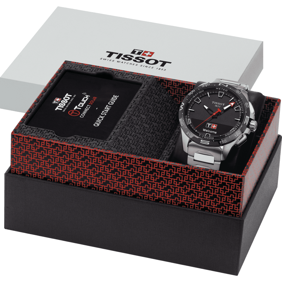 Reloj Tissot T- Touch Connect Solar - 30 funcionalidades Touch screen.
